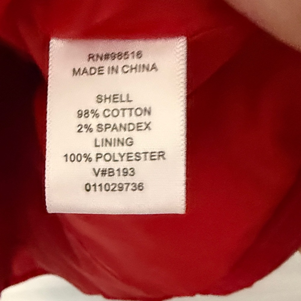 Coldwater Creek Vibrant Red Shirt Jacket - Picture 3 of 8
